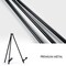14'' Tabletop Instant Display Easel, Black Steel Table Top Easels for Display, Tripod for Canvas, Paintings, Signs, Posters